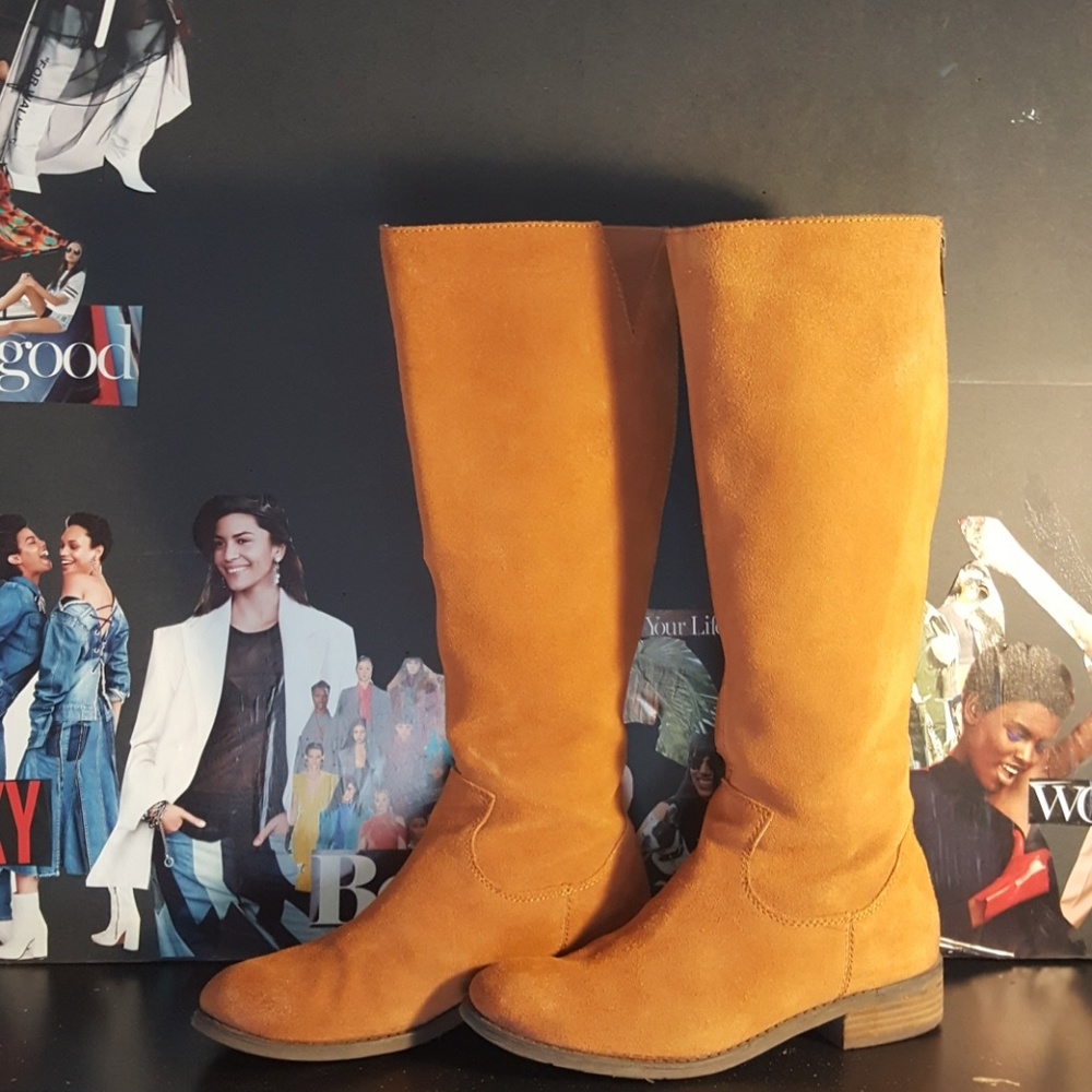 DV Suede Riding Boot